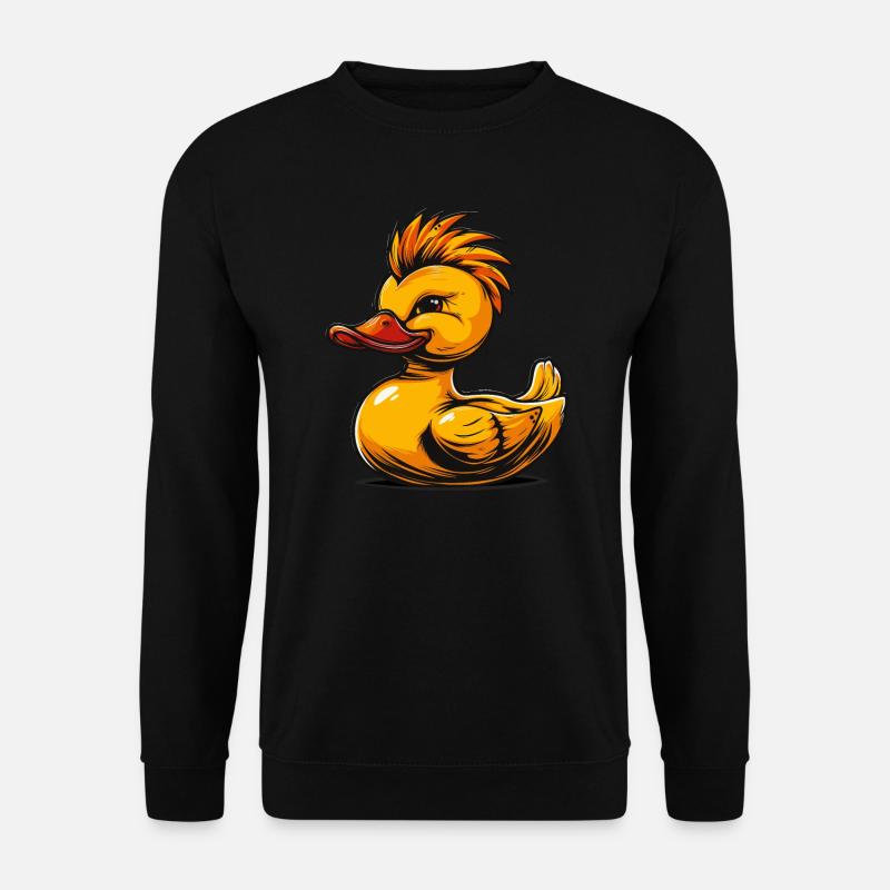Rubber Duck Punk - Unisex Sweatshirt - black