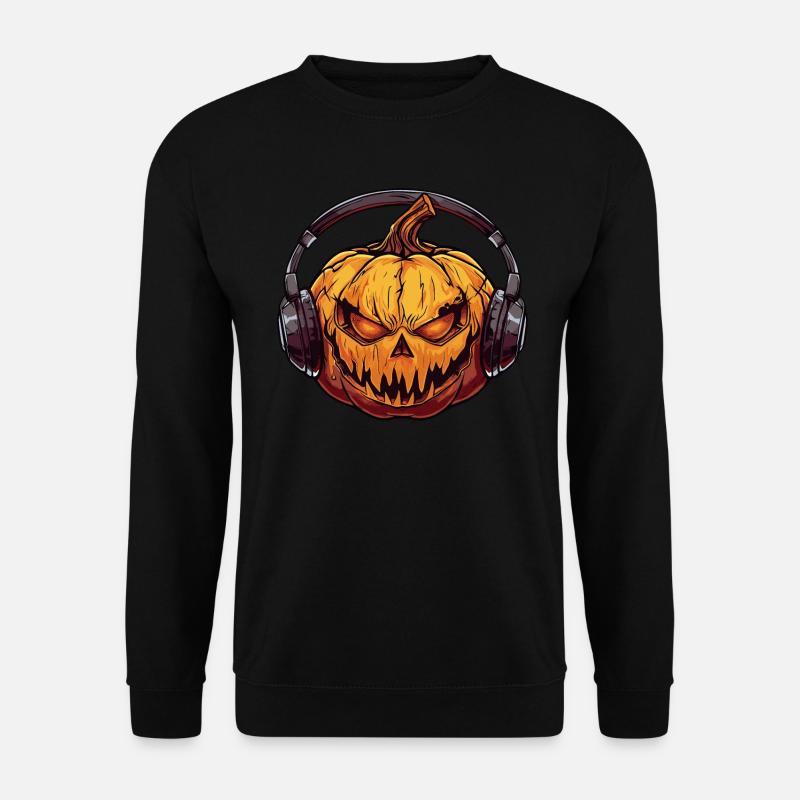 Halloween Music Pumpkin - Unisex Sweatshirt - black