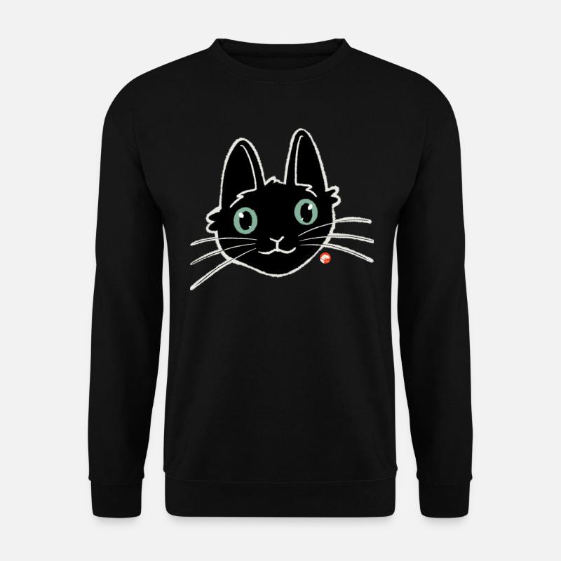 Pickle the black kitten - Unisex Sweatshirt - black