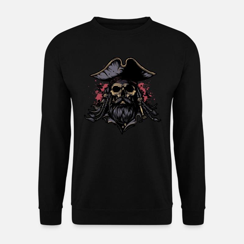 Piratenschädel - Unisex Pullover - Schwarz