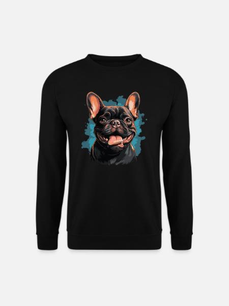 Bouledogue français - Sweat-shirt Unisexe - noir