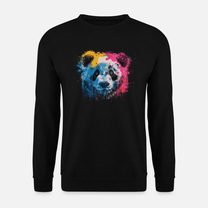 Panda - Unisex Sweatshirt - black