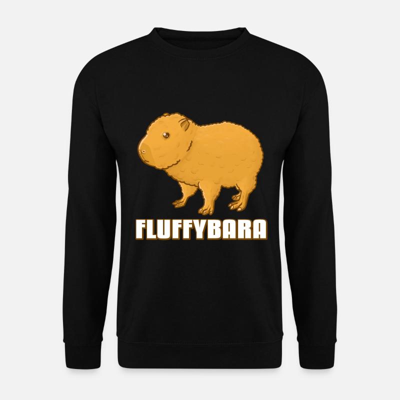 Fluffy Capybara - Unisex Sweatshirt - black