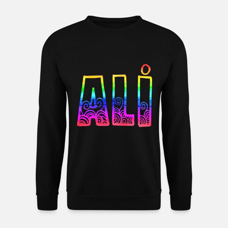 Ali R's Rainbow - Unisex Sweatshirt - black