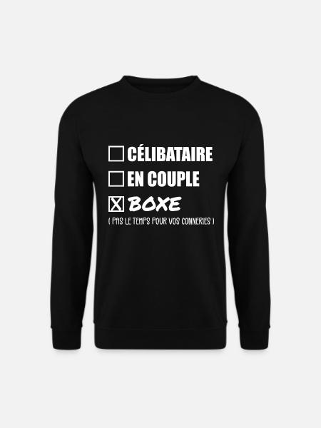 Single-Paar-Boxen - Boxer-Geschenk - Unisex Pullover - Schwarz