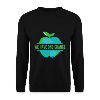 Klimawandel Klimaerwärmung Umweltaktivist Erde - Unisex Pullover - Schwarz - Vorne - Alina (178cm) & Michal (187cm)