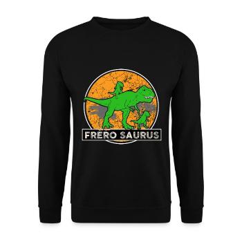 Annonce Naissance Frères Jumeau soeurs Jumelles - Sweat-shirt Unisexe - noir - Devant - Alina (178cm) & Michal (187cm)