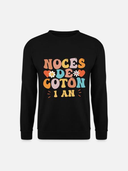 Noces de Coton - Sweat-shirt Unisexe - noir