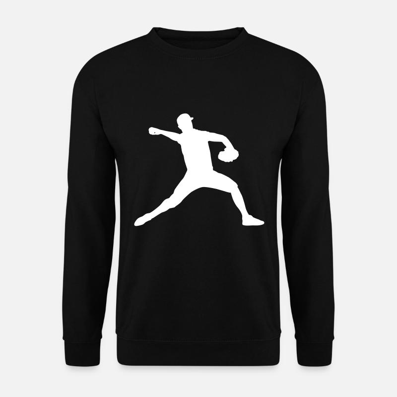 Baseball Batting Ball Pitcher Gift - Unisex Sweatshirt - black