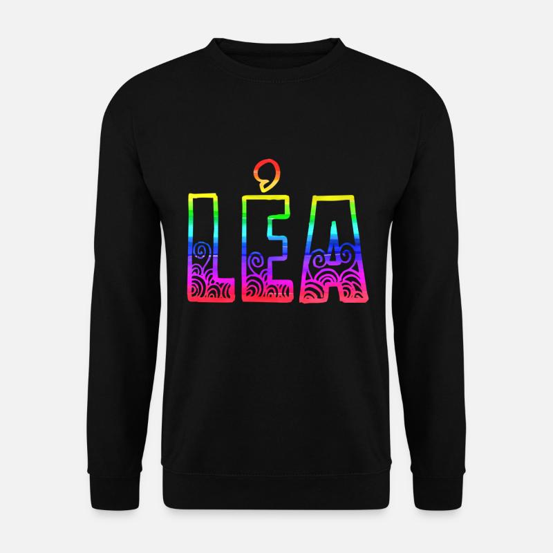 léa rs regenbogen - Unisex Pullover - Schwarz