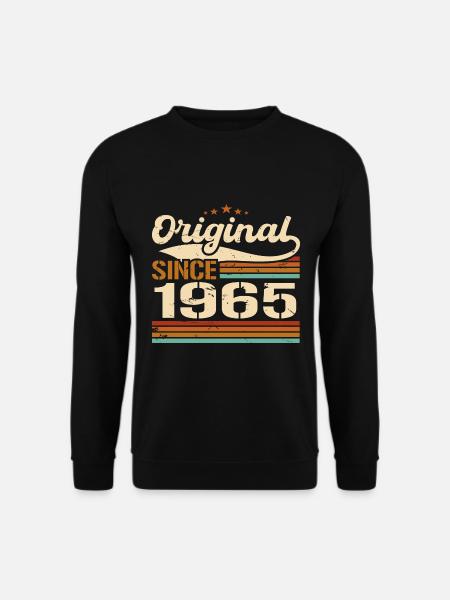 Original 1965 Vintage | Cadeau D’anniversaire 1965 - Sweat-shirt Unisexe - noir