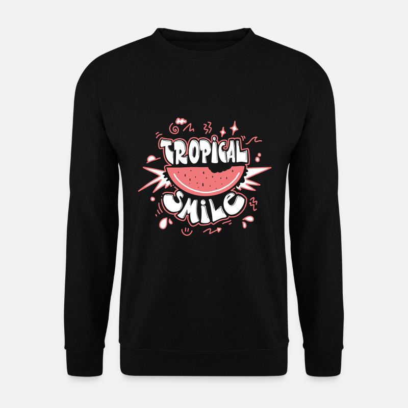 Summer Laugh Tropical - Unisex Sweatshirt - black
