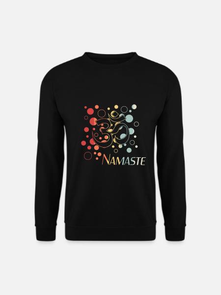 Yoga, Chakra, Namaste - Unisex Pullover - Schwarz