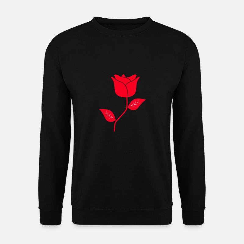 Rose - Unisex Sweatshirt - black