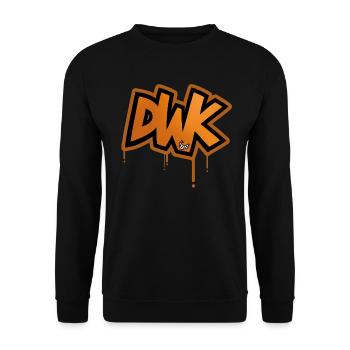 Die Wilden Kerle Tropfen DWK - Unisex Pullover - Schwarz - Vorne - Alina (178cm) & Michal (187cm)