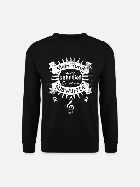 Subwuffer - Unisex Pullover - Schwarz