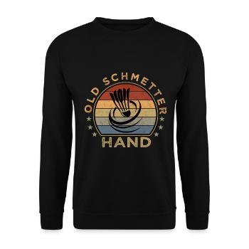 tennis, player, design, players, - Unisex Sweatshirt - black - Front - Alina (178cm) & Michal (187cm)
