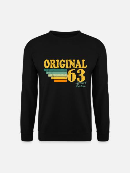 Original 1963 Jahrgang Vintage Geburtstag Geschenk - Unisex Pullover - Schwarz