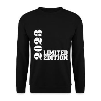 Édition limitée 2023, cadeau d’anniversaire 2023 - Sweat-shirt Unisexe - noir - Devant - Alina (178cm) & Michal (187cm)