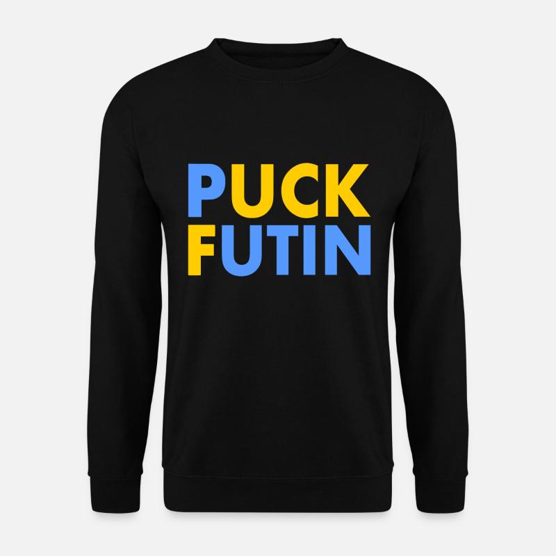 Puck futin - Unisex Pullover - Schwarz