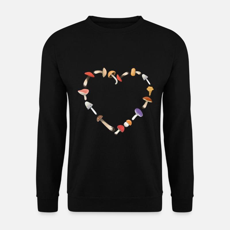 Les cèpes | La girolle | Champignons - Sweat-shirt Unisexe - noir