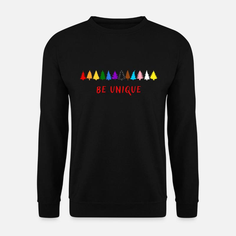 Be unique! LGBTQ - Unisex Sweatshirt - black
