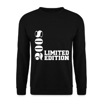 Édition limitée 2008, cadeau d’anniversaire 2008 - Sweat-shirt Unisexe - noir - Devant - Alina (178cm) & Michal (187cm)