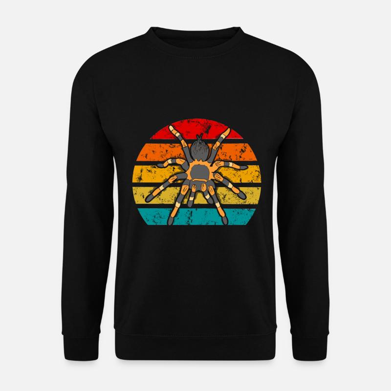 Spider Owner Tarantula Keeper Retro - Unisex Sweatshirt - black