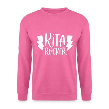 Kita Rocker Kindergarten Geschenk Junge - Unisex Pullover - Pink - Vorne