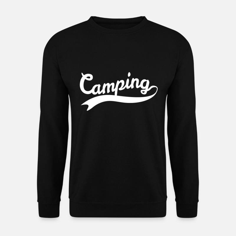 Camping Camping - Unisex Pullover - Schwarz