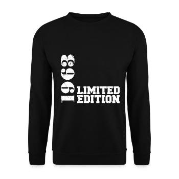 Édition limitée 1963, cadeau d’anniversaire 1963 - Sweat-shirt Unisexe - noir - Devant - Alina (178cm) & Michal (187cm)