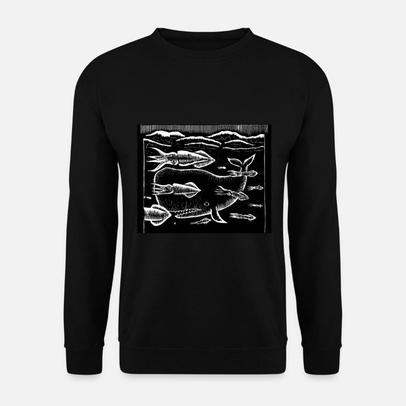 Squid-Pim - Unisex Sweatshirt - black