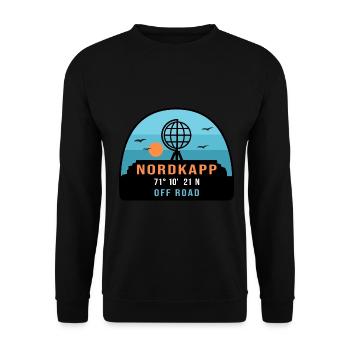 Nordkapp norway off road - Unisex Sweatshirt - black - Front - Alina (178cm) & Michal (187cm)