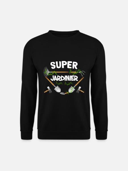 Super jardinier - Sweat-shirt Unisexe - noir