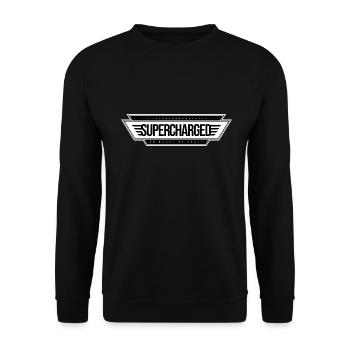 Suralimenté - In Boost We Trust | Cadeau d'amant de voiture - Sweat-shirt Unisexe - noir - Devant - Alina (178cm) & Michal (187cm)