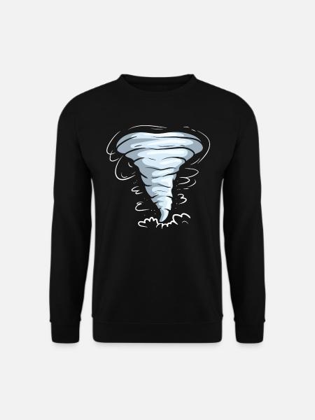 Storm chasers Storm lover Tornado - Unisex Sweatshirt - black
