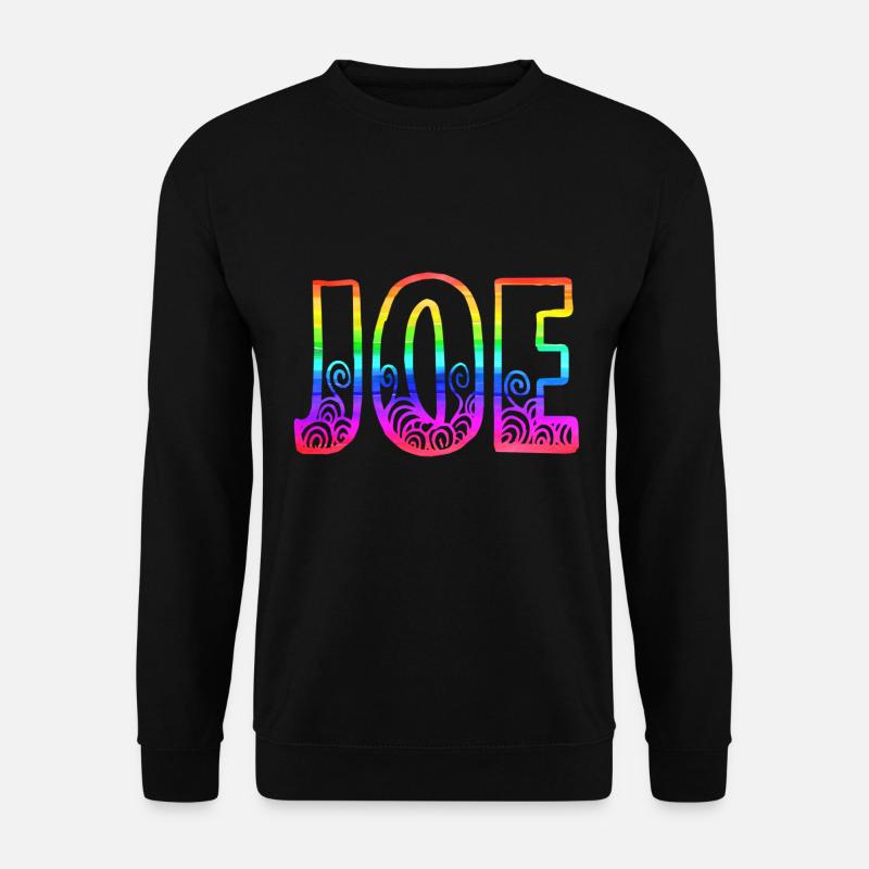 joe rs rainbow - Unisex Sweatshirt - black