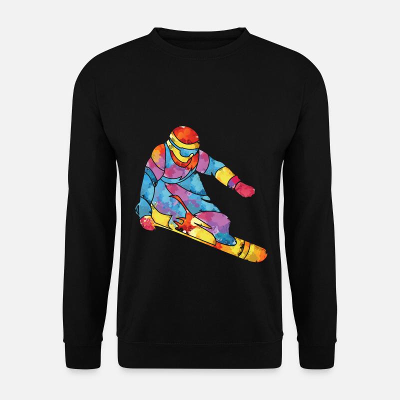 Snowboard Snowboarder Snowboarden Winter Geschenk - Unisex Pullover - Schwarz