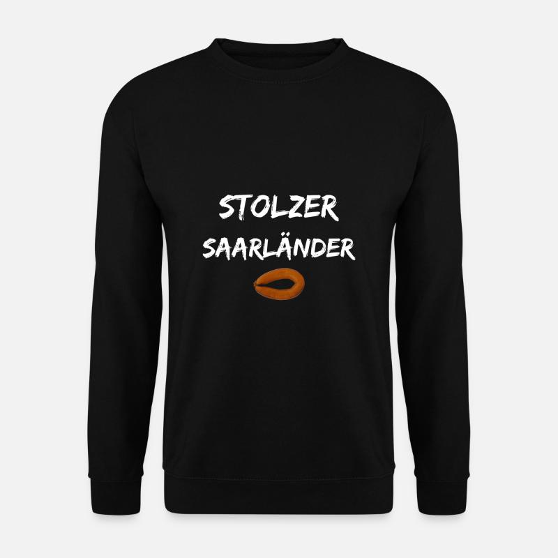 Stolzer Saarländer Lyoner Geschenk Geschenkidee - Unisex Pullover - Schwarz