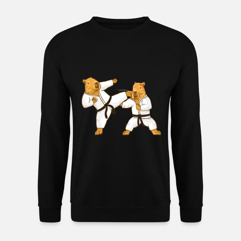 Capybara Fights - Unisex Sweatshirt - black