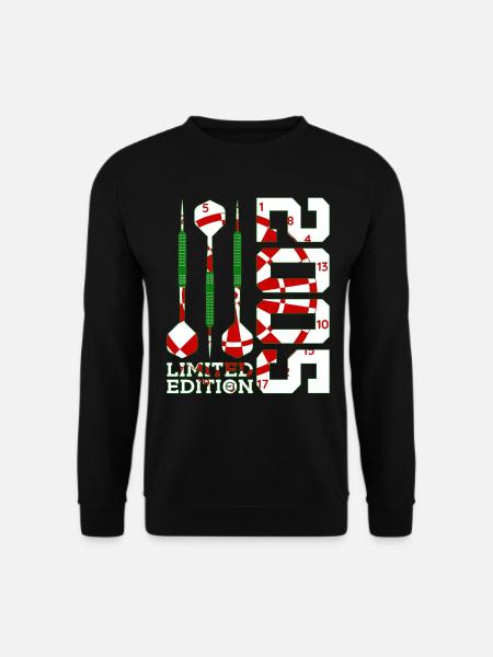 21. GEBURTSTAG DARTS LIMITED EDITION 2005 - Unisex Pullover - Schwarz