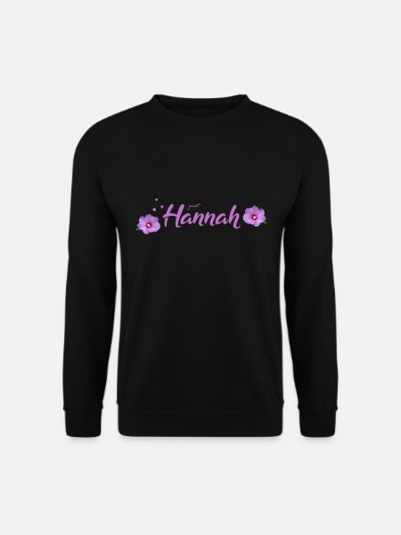 Hannah Birthday Hannah - Unisex Sweatshirt - black