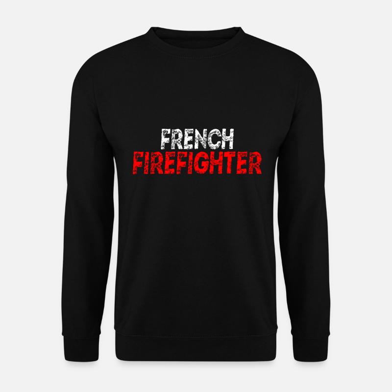 french firefighter - Unisex Sweatshirt - black