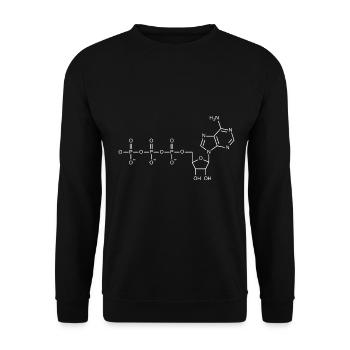 ATP chimie professeur de science étudiant - Sweat-shirt Unisexe - noir - Devant - Alina (178cm) & Michal (187cm)