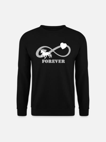 FOREVER Hell Isländer mit Herz - Unisex Pullover - Schwarz