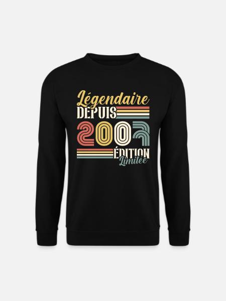 Légendaire Depuis 2007 - Sweat-shirt Unisexe - noir