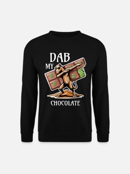 Dabbing Dromedar - Dubai Schokolade Geschenkidee - Unisex Pullover - Schwarz