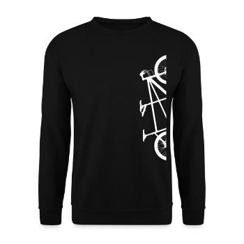 halbes Tandem - Unisex Pullover - Schwarz - Vorne - Alina (178cm) & Michal (187cm)