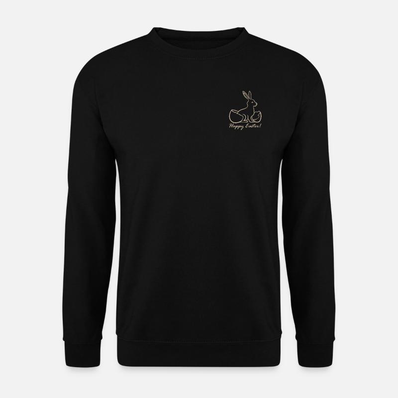 HAPPY EASTER one - Unisex Sweatshirt - black