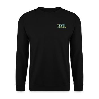 Leuchtturm von Texel - Unisex Pullover - Schwarz - Vorne - Alina (178cm) & Michal (187cm)